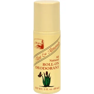Alvera Aloe & Almonds Roll-On Deodorant, 1 bottle